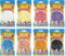 Happy Price Toys Hama Midi Bügelperlen (Kon-16) Konvulut 8 Farben (Weiß,Creme,Hellrot,Schwarz,Hautfarben,Pastell-Lila,Azurblau,Teddybärenfarbe)