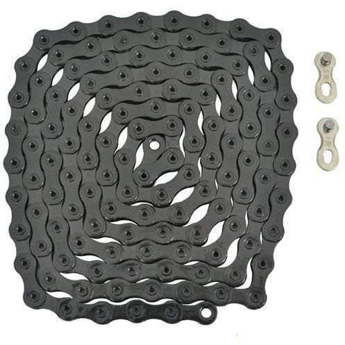 YBN 12-Gang-Kette, 126 Glieder mit Power-Schloss, wie SRAM PC-XX1 Eagle, schwarz #ST1450