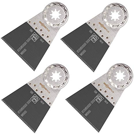 Fein Starlock E-Cut Standard Multi Tool Saw Blade 50x65mm 63502134210 Pack of 4