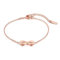 Kim Johanson Edelstahl Damen Fußkettchen *22 Styles* in Roségold mit einem starken Karabinerverschluss inkl. Schmuckbeutel (Infinity)