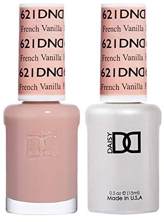 DND Duo Gel & Nail Polish Set - French Vanilla 621-2x15ml
