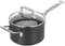 Le Creuset Casserole Anti-Adhérente en Aluminium Forgé, 16 cm, Anthracite/Argenté,51108160010302