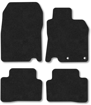 Nissan Qashqai (2014-2021) Carpet Car Mats | Black Edge Trim Tailored Fit Floor Mats Full Coverage Protection Accessories Easy Clean Anti Slip Made in the UK