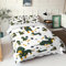 kldby Bettbezug 135 x 200 Dackel Muster Bettwäsche Set, 100% Microfaser Weiche Atmungsaktive 2 Teilig - 1 Bettbezüge mit Reißverschluss und 1 Kissenbezug 80x80 cm