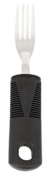 Ergonomisches Senioren Besteck mit Gummi-Griffverdickung Ausführung Gabel