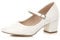 AJVANI Womens Ladies mid Block Heel Strap Work Evening Party Mary Jane Court Shoes Size 5 38
