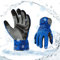 Vgo... Guanti Lavoro Invernali Impermeabili, Palmo in Pelle Antiabrasiva, Guanti Lavoro Resistenti al Freddo 0℃ per Frigo Edilizia Camionista