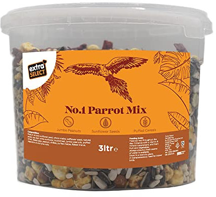 Extra Select No1 Parrot Mix Bucket 3ltr 1.5k