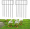 10 Packungen Gartenzaun-Bordüre, robuste Outdoor-Landschaft, Terrasse, Hof, Zaun, Tierbarriere, Outdoor-Drahtzäune für Landschaftsbau – 41,9 cm (H) x 33 cm (B)