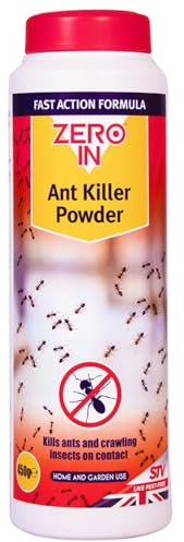 Quebec Ant Killer Powder 400g – Crawling Insect Killer – Kills Ants, Cockroaches, Woodlice, Earwigs – Indoor & Outdoor Pest Control Dusting Powder