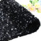 FOTSHARER Schwarze Pailletten-Stoff, 3 Meter, glänzender Samt-Pailletten-Stoff von The Yard, aufklappbarer Paillettenstoff zum Nähen, Kleider, Tischdecke, dicker Sequenz-Stoff für Bankett, Zeremonie