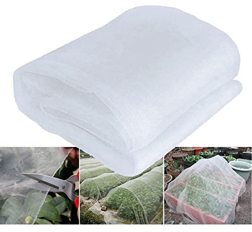 Filet Anti Insecte Protection Abri Parasites Maille Fine pour Jardin Légume Arbre Fruitier 60 Mesh Maille Fine Anti-Insecte en Maille pour la Protection des Plantes, Fleurs, Légumes et Fruits ( Taille