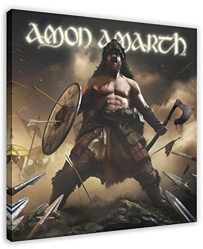 Flying Art of Amon Amarth Poster, Leinwand, Poster, Schlafzimmer, Dekoration, Sport, Landschaft, Büro, Raumdekoration, Geschenk, Rahmen-Stil, 70 x 70 cm