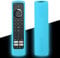 Protective Remote Case for JVC RM-C3253 Remote/Bush/Toshiba CT-8565 Remote/Xiaomi Fire TV Voice Remote Control, Silicone Remote Cover Shockproof, Washable, Skin-Friendly, with Loop (Fluorescent Blue)