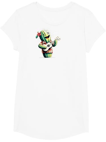 Kaktus trägt ein Hawaii-Hemd, spielt eine Ukulele T-Shirt