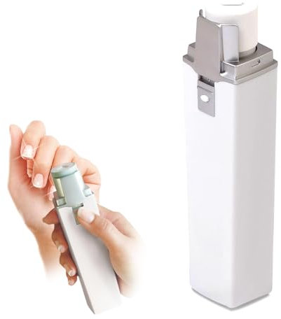 Avilia Lucida Unghie Automatico Elettrico, Sistema Rotante Automatico con 2 Diversi Rulli Levigante e Lucidante, Ideale per manicure e pedicure