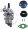 Carburateur empilable pour 2 temps 47cc 49cc Mini ATV Quad Dirt Pocket Bike (Bleu)
