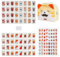 Dhqkqg 65 Blocs de Jeu Mahjong, Seaside Escape, Ensemble Portable Mini Avec DIY Autocollants en PVC Pour Famille Voyage et Jeux de Fête