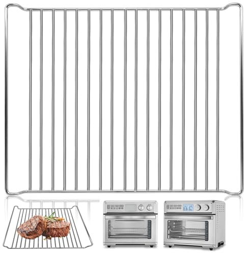 GCQ Air Fryer Wire Rack for Cuisinart TOA-95 Air Fryer Convection Toaster Oven, 14.5''*11.7'' Replacement Stainless Steel Baking Rack Cooling Rack cooking rack Accessories Grill Parts, Dishwasher Safe