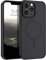 GUAGUA für iPhone 13 Pro Hülle [Kompatibel mit MagSafe] Magnetisch Handyhülle für iPhone 13 Pro Case Carbon Fiber Muster Design Stoßfest Schutzhülle TPU und PC Hardcase Slim Cover (6,1'') Schwarz