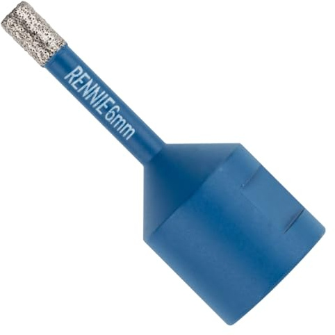 6mm Diamond Hole Saw Drill Bit With M14 Shank For Angle Grinders | For Porcelain Tiles Ceramic Slate Stone Granite Marble Glass. Diamond Core Holesaw / Hole Cutter M14 Thread For Angle Grinder