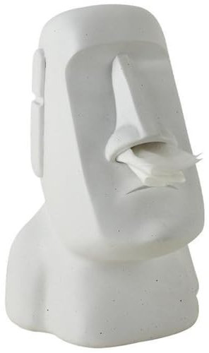 Glixoft Osterinsel-Moai-Statue, Taschentuchbox-Halter, Retro-serviettenbox, Osterinsel-Portrait, Taschentuchbox-Abdeckung, Serviettenetui Für Hotel, Zuhause, Café