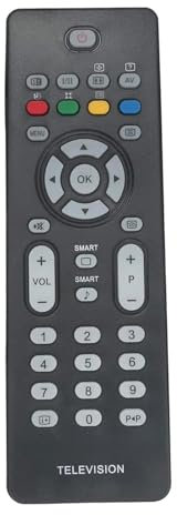VINABTY RC2023601/01 Replacement Remote Control Compatible with Philips TV 37PFL5332D/37 26PFL5302D 26PFL5322D37 26PFL5322S/60 26PFL7332S60 32PFL3312/12 32PFL5322/10 32PFL9432D/79 32HF5335D27