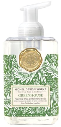 Michel Design Works Greenhouse Foaming Hand Soap Schaumseife mit Sheabutter und Aloe Vera, 530 ml