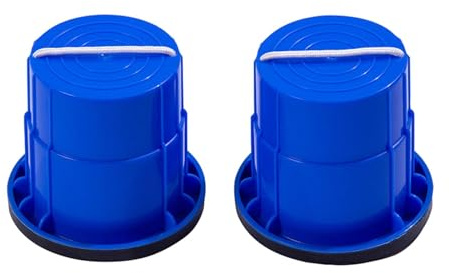 Wswqop 2 Stück Laufstelzen, Sensorisches Stimulationsspielzeug, rutschfeste Würfel für Kinder, Aus Dickem PP Material, Geeignet für Training, Blau