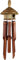 Guru-Shop Carillon éolien à son Exotique en Bambou - Maison D`oiseau 2, Marron, 70x18x18 cm, Carillons à Vent Carillons à Tonalité