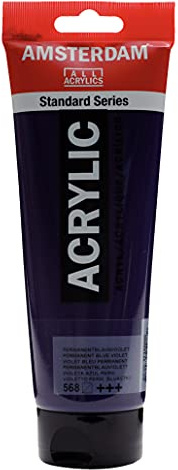 Amsterdam Standard Series Acrylic Tube 250ml Permanent Blue Violet 568 (17125680)
