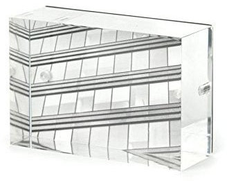 Kikkerland 2 en 7,6 cm Cadre Photo en Acrylique, Petite, Rose, Small