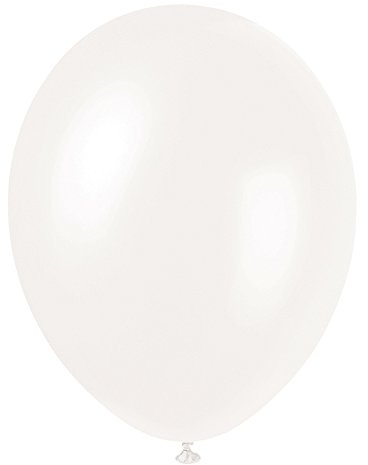 Iridescent White Premium Latex Balloons (30cm) Pack of 50 - Vibrant Party Decorations for Birthdays, Weddings, and Events