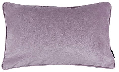 McAlister Textiles Matter Samt | Kissenbezug für Sofakissen in Flieder Lila | 60 x 40cm | erhältlich in 25 Farben | griffester Samt edel paspeliert | Kissenhülle für Samtkissen
