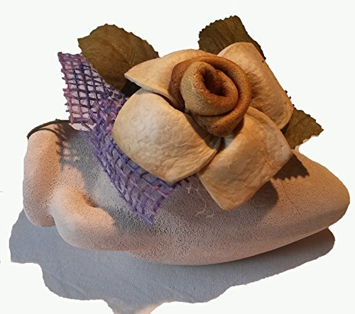 anfora con rosa in buccia di bergamotto