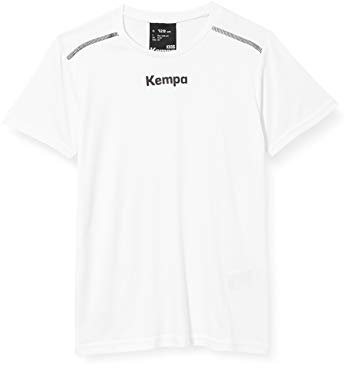 Kempa FanSport24 Kempa Handball Polyester Shirt Kurzarm Training Top Rundhals Kinder weiß Größe 164