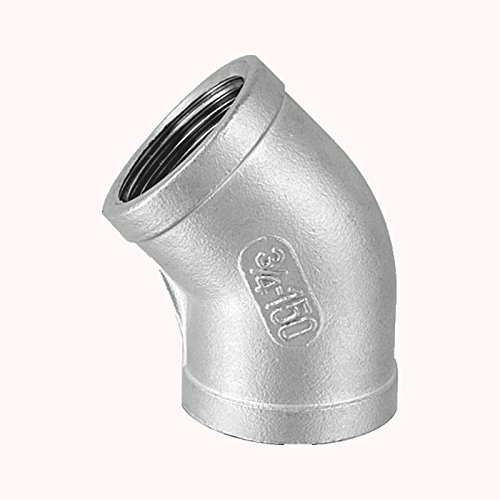 Edelstahl Gewindefittings 45° Winkel IG+IG 2