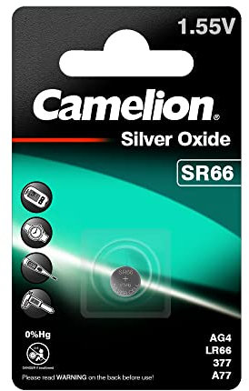 Pila de botón Camelion sr66 W 1 St. Pilas Redondas Pequeñas