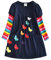 VIKITA Little Girls Cartoon Stripe Long Sleeve T-Shirt Dresses LH5805 7T