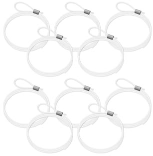 Arti Teq - Set di 10 cavi perlon fibbia 250 cm - trasparente