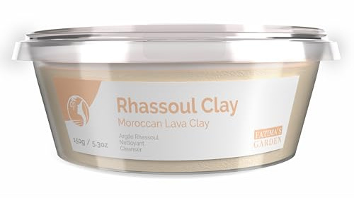 Fatima's Garden Ghassoul Ton - Natürliches Detox-Ton für Haut & Haar, 150g