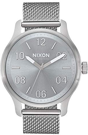 Nixon Herren Analog Japanischer Quarz Uhr mit Edelstahl Armband A1242-3316-00