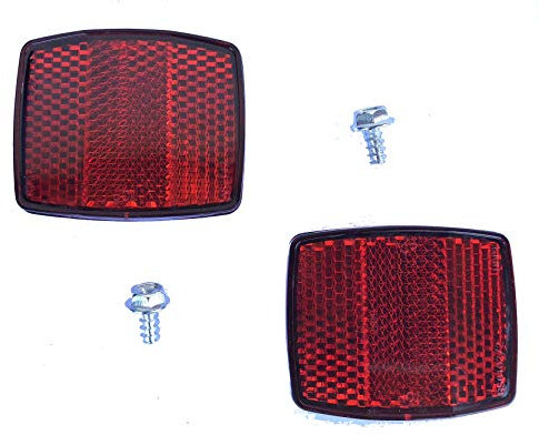 Croozer Kinderanhänger Reflektorsatz für Kid & Kid Plus 1 + 2 - Rot für Hinten