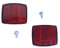 Croozer Kinderanhänger Reflektorsatz für Kid & Kid Plus 1 + 2 - Rot für Hinten