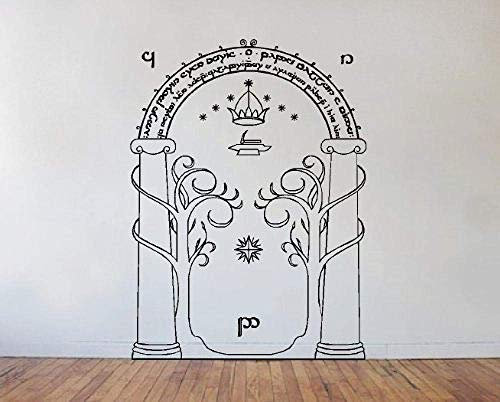 Der Herr Der Ringe Wandaufkleber: Moria Black Lightning Door Art Wandtattoo Innenmalerei 50 * 70Cm