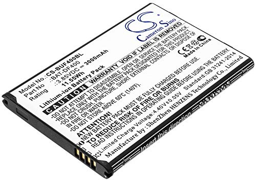 TCTK Akku 3000mAh Kompatibel mit [Bluebird] EF400 Ersetzt BAT-DF400, BAT-EF400