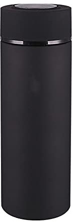 RENSHENKTO 1 flasque isotherme réutilisable en acier inoxydable 450 ml pour conserver la chaleur pendant 12 heures