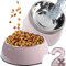 ne&no® Lot de 2 gamelles de nourriture pour chiens et chats [Taille L/700 ml] Gamelles pour chiens de grande taille | Gamelle pour chiens de grande taille | Gamelle pour chien (L, mauve)