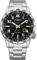 CITIZEN Herren Analog Quarz Uhr mit Edelstahl Armband BM7550-87E, Schwarz