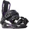 Flow Damen Mayon-Plus Hybrid Durable Activestrap Nylonbasis, Mid-Flex Snowboard-Bindung, Schwarze Pflaume, S (4.5-6.5)